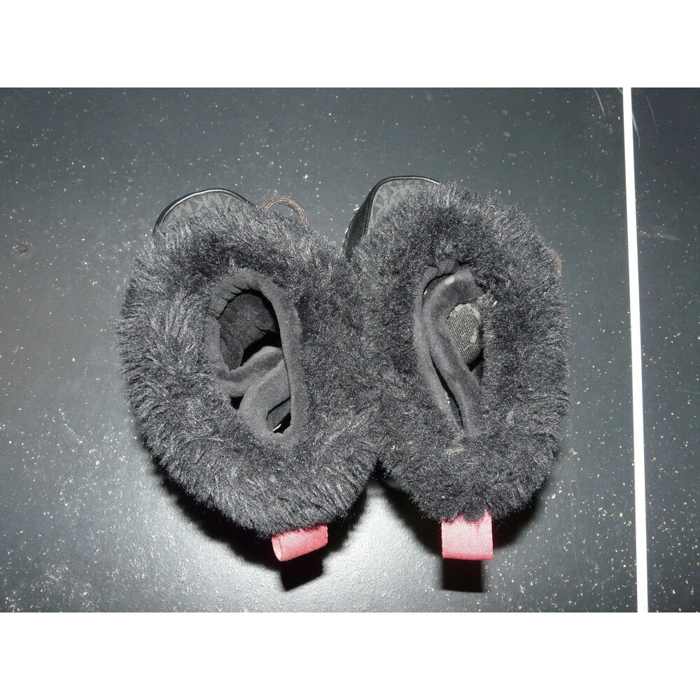 Michael Kors Zelda Monogram Logo Snow Boots w/ Faux Fur Black - Women's Size 6 - Picture 5 of 10